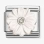 Nomination Composable Classic Cubic Zirconia White Flower Charm 330512/23