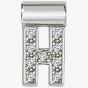 Nomination SeiMia Silver Cubic Zirconia Letter H Pendant 147115/008