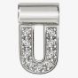 Nomination SeiMia Silver Cubic Zirconia Letter U Pendant 147115/021
