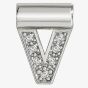 Nomination SeiMia Silver Cubic Zirconia Letter V Pendant 147115/022