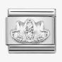 Nomination CLASSIC Composable Spirituality Lotus Flower Charm 330304/44