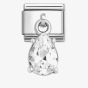 Nomination CLASSIC Pear-Shaped Cubic Zirconia Dangle Charm 331812/10