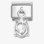 Nomination CLASSIC Pear-Shaped Cubic Zirconia Dangle Charm 331812/10