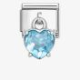 Nomination CLASSIC Blue Heart Dangle Charm 331812/15