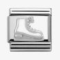 Nomination CLASSIC Silvershine Christmas Ice Skate Charm 330204/04