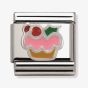 Nomination CLASSIC Silvershine Christmas Cake Charm 330204/10