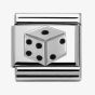 Nomination CLASSIC Silvershine Symbols Dice Charm 330202/11