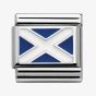 Nomination CLASSIC Silvershine Flags Scotland Charm 330207/01