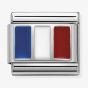 Nomination CLASSIC Silvershine Flags France Charm 330207/12