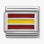 Nomination CLASSIC Silvershine Flags Spain Charm 330207/22