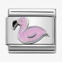 Nomination CLASSIC Silvershine Symbols Flamingo Charm 330202/43