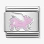 Nomination CLASSIC Silvershine Flying Pig Charm 330204/17