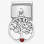 Nomination CLASSIC Silvershine Tree Of Life Red Heart Drop Charm 331805/07