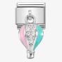 Nomination CLASSIC Silvershine Pink & Blue Hot Air Balloon Dropper Charm 331815/13