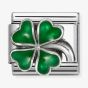 Nomination Classic Symbols Green Clover Charm 330204/42