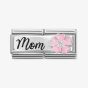 Nomination Double Link Pink Flower Mom Charm 330734/20