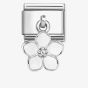 Nomination Classic White Flower Drop Charm 331805/22