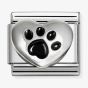 Nomination Composable Classic Heart with Black Paw Charm 330204/51