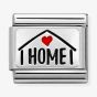 Nomination CLASSIC Composable Plates Home With Heart Charm 330208/54