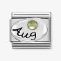 Nomination CLASSIC Silvershine Symbols August Peridot Birthstone Charm 330505/08