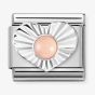 Nomination CLASSIC Composable Pink Coral Heart Fluted Bezel Charm 330508/10