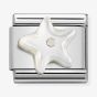 Nomination CLASSIC Composable Sterling Silver Mother of Pearl Starfish Charm 330509/12