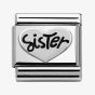 Nomination CLASSIC Silvershine My Family Sister Charm 330101/11