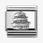 Nomination CLASSIC Silvershine Monuments Pagoda Charm 330105/25