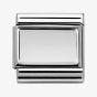 Nomination CLASSIC Silvershine Plates Plain Engravable Charm 330104/01