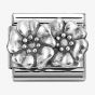 Nomination CLASSIC Silvershine Oxidised Double Flower Charm 330101/73