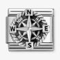 Nomination Classic Silver Compass Charm 330114/01