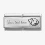 Nomination CLASSIC Silvershine Stainless Steel Engraved Dog Double Charm 330710/16