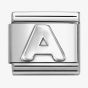Nomination CLASSIC Composable Oxidised Silver Letter A Charm 330113/01