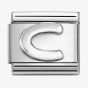 Nomination CLASSIC Composable Oxidised Silver Letter C Charm 330113/03