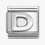 Nomination CLASSIC Composable Oxidised Silver Letter D Charm 330113/04