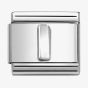 Nomination CLASSIC Composable Oxidised Silver Letter I Charm 330113/09