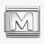 Nomination CLASSIC Composable Oxidised Silver Letter M Charm 330113/13