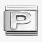 Nomination CLASSIC Composable Oxidised Silver Letter P Charm 330113/16