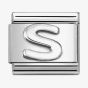 Nomination CLASSIC Composable Oxidised Silver Letter S Charm 330113/19