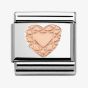 Nomination CLASSIC Rose Gold Vintage Heart Charm 430104/19