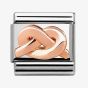 Nomination CLASSIC Rose Gold Relief Knot Charm 430106/01
