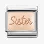Nomination CLASSIC Rose Gold Plates Sister Charm 430101/38