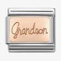 Nomination CLASSIC Rose Gold Grandson Charm 430108/06