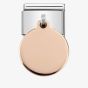 Nomination CLASSIC Rose Gold Plates Round Dropper Charm 431801/01