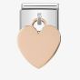 Nomination CLASSIC Rose Gold Plates Heart Dropper Charm 431801/02
