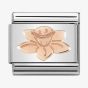 Nomination CLASSIC Rose Gold Daffodil Charm 430104/23