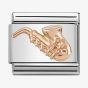Nomination CLASSIC Rose Gold Saxophone Charm 430106/12