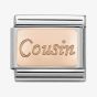 Nomination CLASSIC Rose Gold Cousin Charm 430108/15