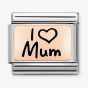 Nomination CLASSIC Composable Limited Edition Rose Gold I Heart Mum Charm 430111/01