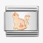 Nomination CLASSIC Composable Rose Gold Cat Charm 430104/51